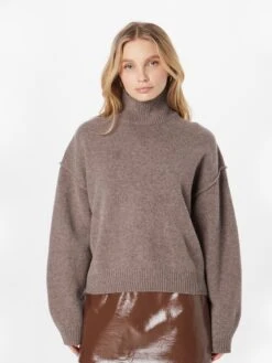 WEEKDAY Fijngebreide Truien Trui Norah Dames Bruin 7 WEEKDAY Fijngebreide Truien Trui Norah Dames Bruin -Kledingverkoopwinkel b4273b8f61fb4ad2788c986c1dd37ca0