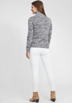 OXMO Vesten Gebreid Vest Dames Blauw / Grijs -Kledingverkoopwinkel b4f995a0258802b42fc48b4d4d6975c5