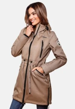 Marikoo Parkas Tussenparka Dames Donkerbeige -Kledingverkoopwinkel b7bb44602d30273d9accdb425b9990d6