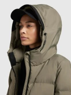 Khujo Winterjassen Winterjas Tanare Dames Olijfgroen -Kledingverkoopwinkel b87c103a3d7159e9ba8f8bb632169ff7