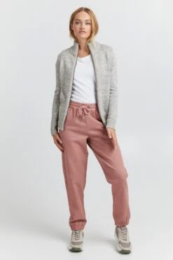 OXMO Vesten Gebreid Vest Phenix Dames Lichtgrijs -Kledingverkoopwinkel b9844ee5f05d794755e28562e1a622e8