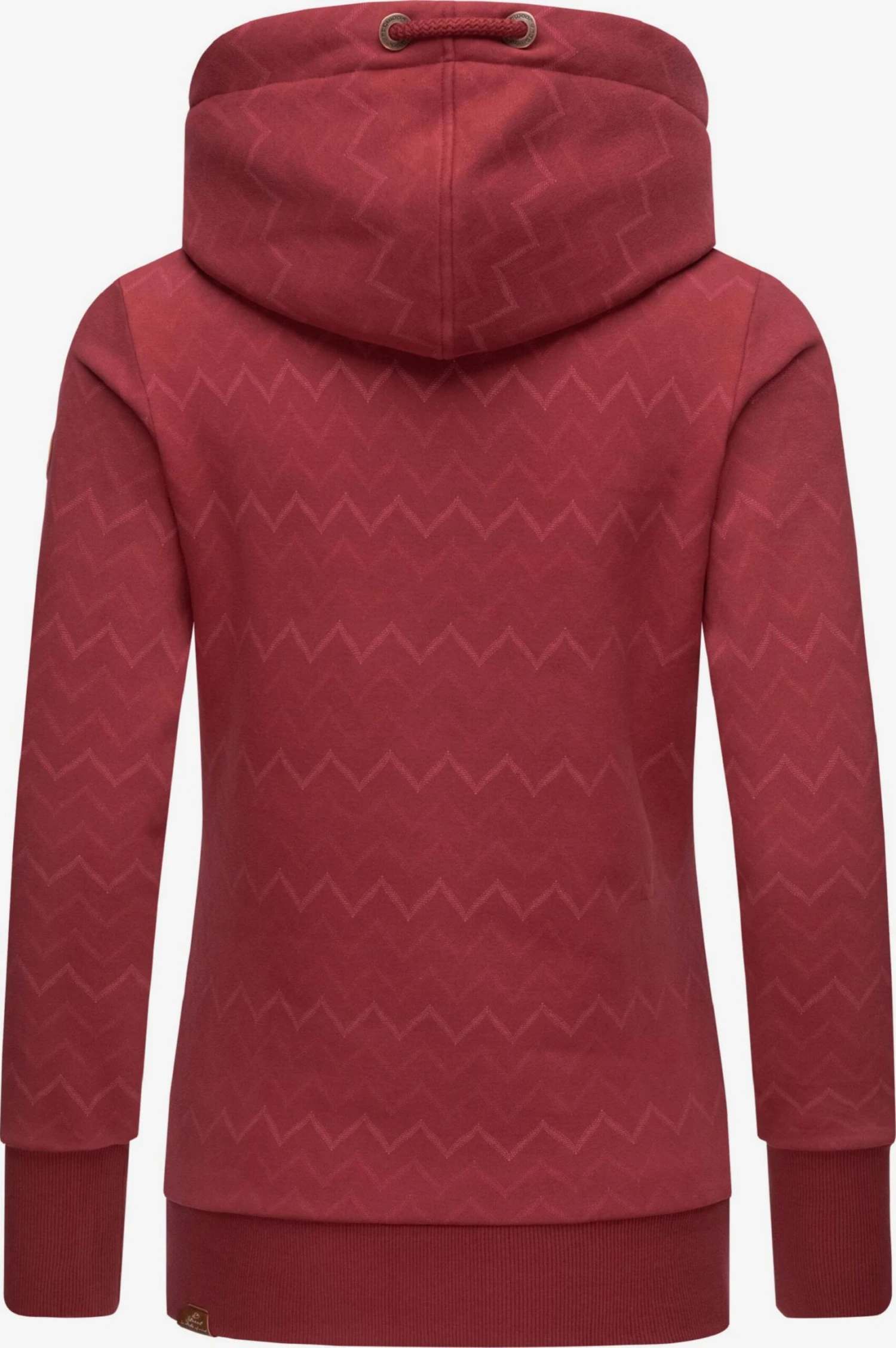 Ragwear Hoodies Sweatshirt Dames Wijnrood 3 Ragwear Hoodies Sweatshirt Dames Wijnrood - Afbeelding 3