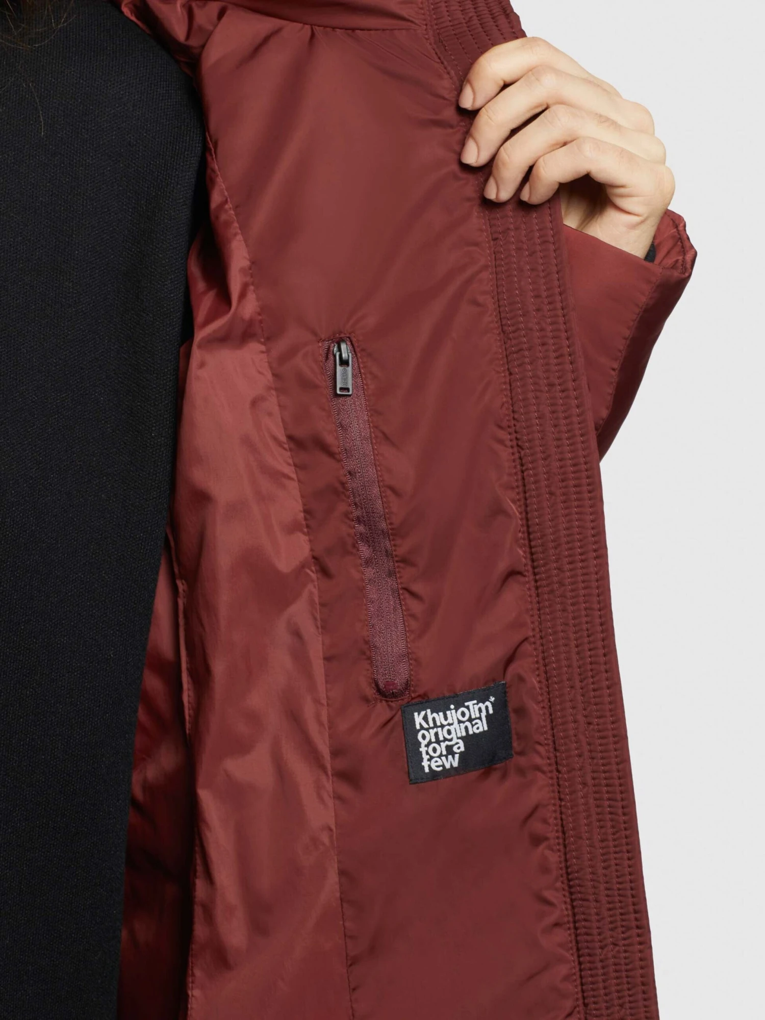 Khujo Wintermantels Wintermantel HAZELLE Dames Roestrood 8 Khujo Wintermantels Wintermantel HAZELLE Dames Roestrood - Afbeelding 8