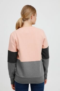 OXMO Sweatshirts Sweatshirt Trine Dames Donkergrijs / Grijs Gemêleerd / Rosa 9 OXMO Sweatshirts Sweatshirt Trine Dames Donkergrijs / Grijs Gemêleerd / Rosa -Kledingverkoopwinkel ba0f0ea2d1f56ff449e1343a9b9f4e73