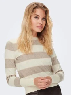 ONLY Fijngebreide Truien Trui Ibi Dames Wit 9 ONLY Fijngebreide Truien Trui Ibi Dames Wit -Kledingverkoopwinkel bbd634dc520ebe5eb0fcc305d3ec3f61