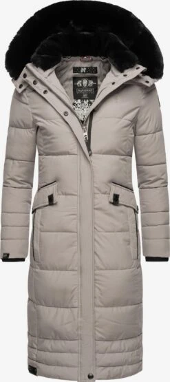 Navahoo Wintermantels Wintermantel Fahmiyaa Dames Stone Grey