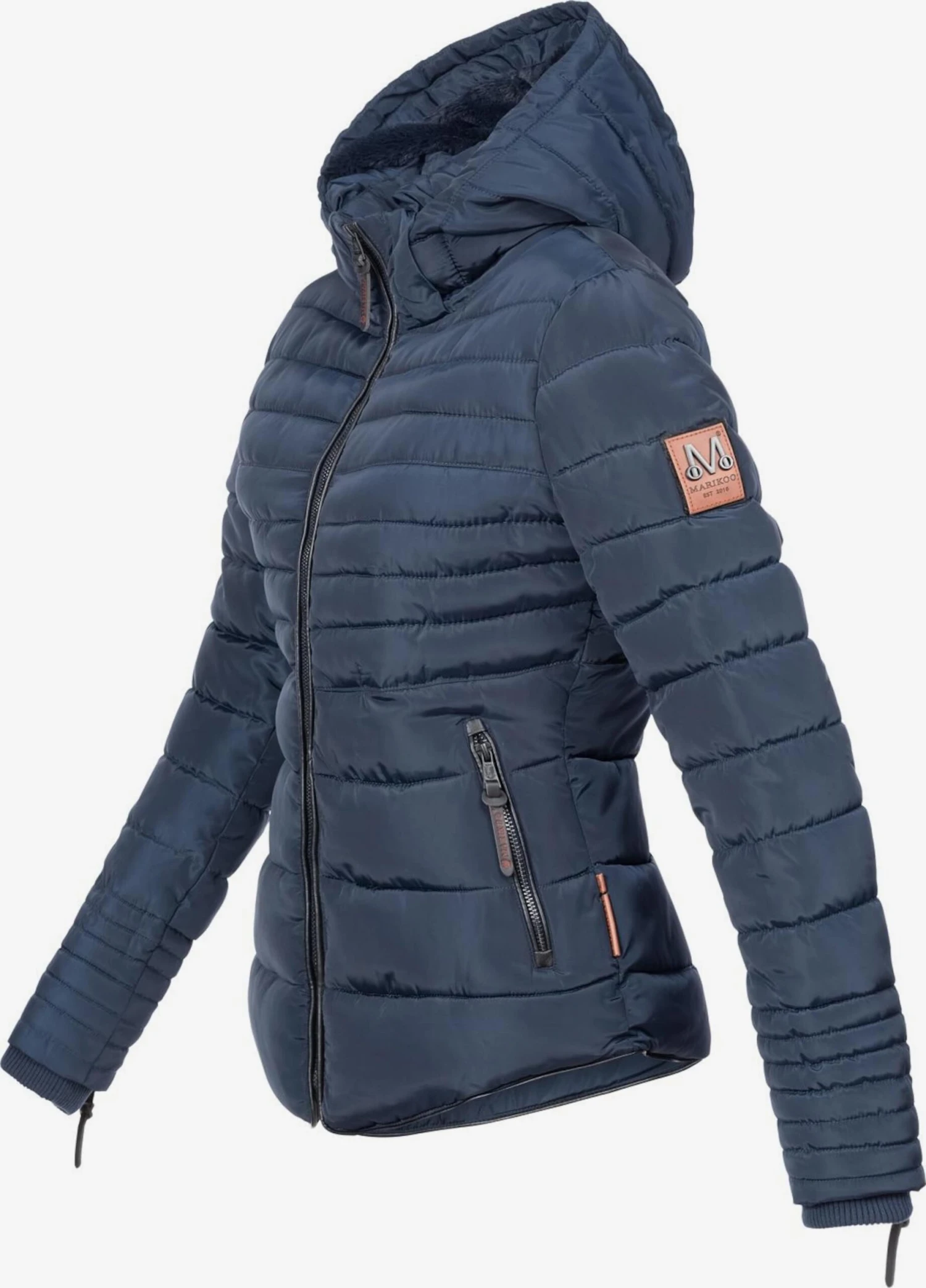 Marikoo Winterjassen Winterjas Amber Dames Navy 2 Marikoo Winterjassen Winterjas Amber Dames Navy - Afbeelding 2