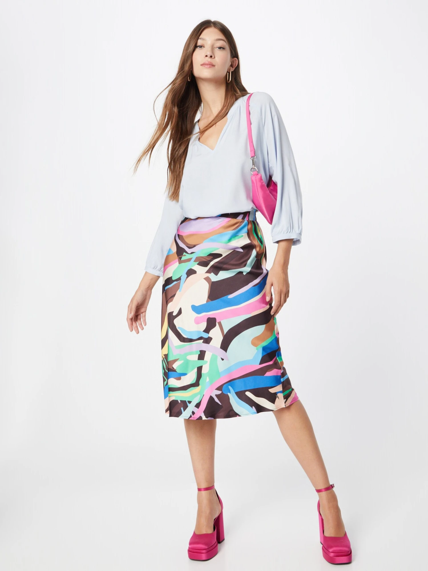 Part Two Blouses Met Korte Mouw Blouse Milean Dames Lichtblauw 5 Part Two Blouses Met Korte Mouw Blouse Milean Dames Lichtblauw - Afbeelding 5