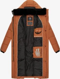 Marikoo Wintermantels Wintermantel Dames Cognac 15 Marikoo Wintermantels Wintermantel Dames Cognac -Kledingverkoopwinkel ca27744a3de6298e1f0e64147184e937