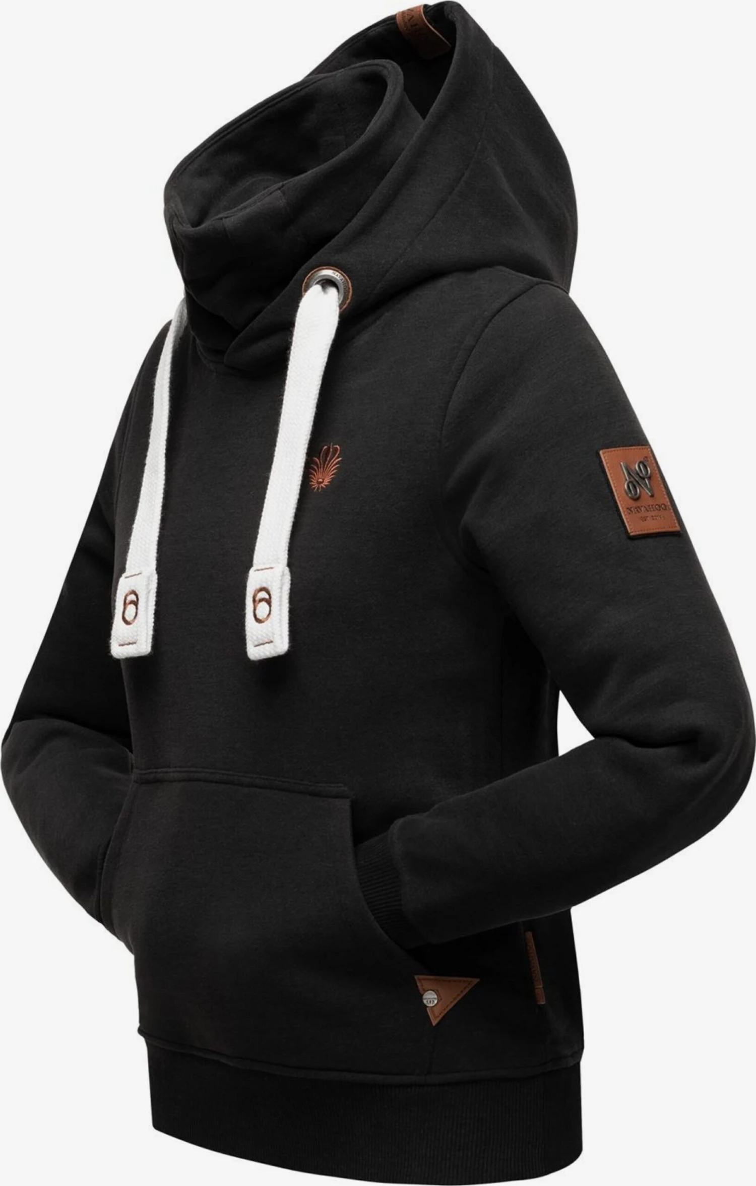 Navahoo Hoodies Sweatshirt Raniaa Dames Zwart 2 Navahoo Hoodies Sweatshirt Raniaa Dames Zwart - Afbeelding 2