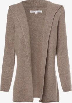 Marie Lund Vesten Gebreid Vest Dames Lichtbruin