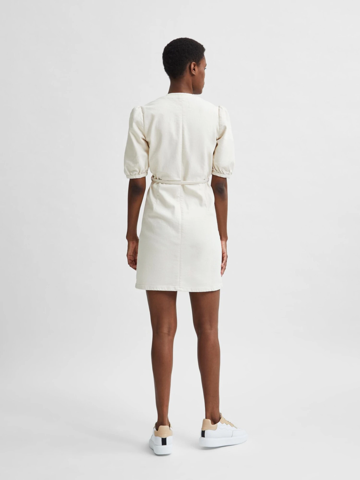 Selected Femme Blousejurken Blousejurk Sophia Dames Offwhite 4 Selected Femme Blousejurken Blousejurk Sophia Dames Offwhite - Afbeelding 4