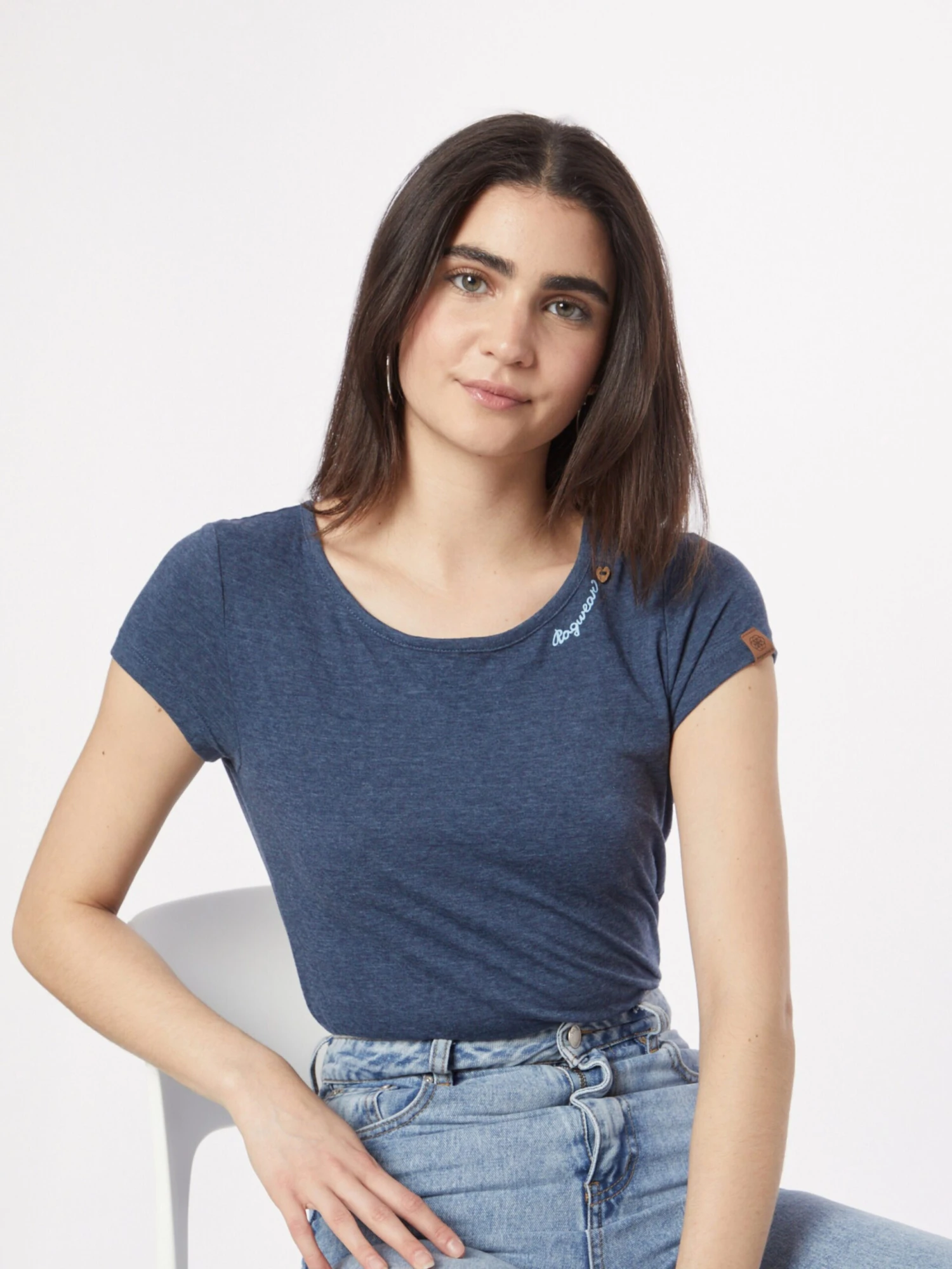 Ragwear T-shirts Shirt MINTT Dames Indigo 3 Ragwear T-shirts Shirt MINTT Dames Indigo - Afbeelding 3