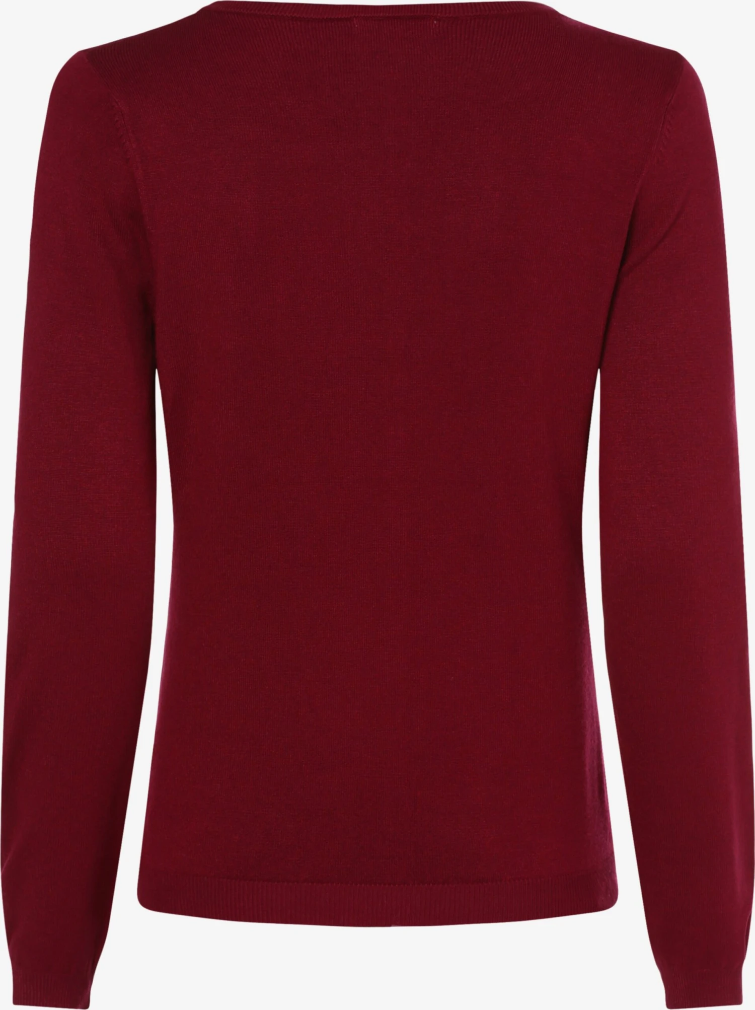 Marie Lund Vesten Gebreid Vest Dames Bordeaux 2 Marie Lund Vesten Gebreid Vest Dames Bordeaux - Afbeelding 2