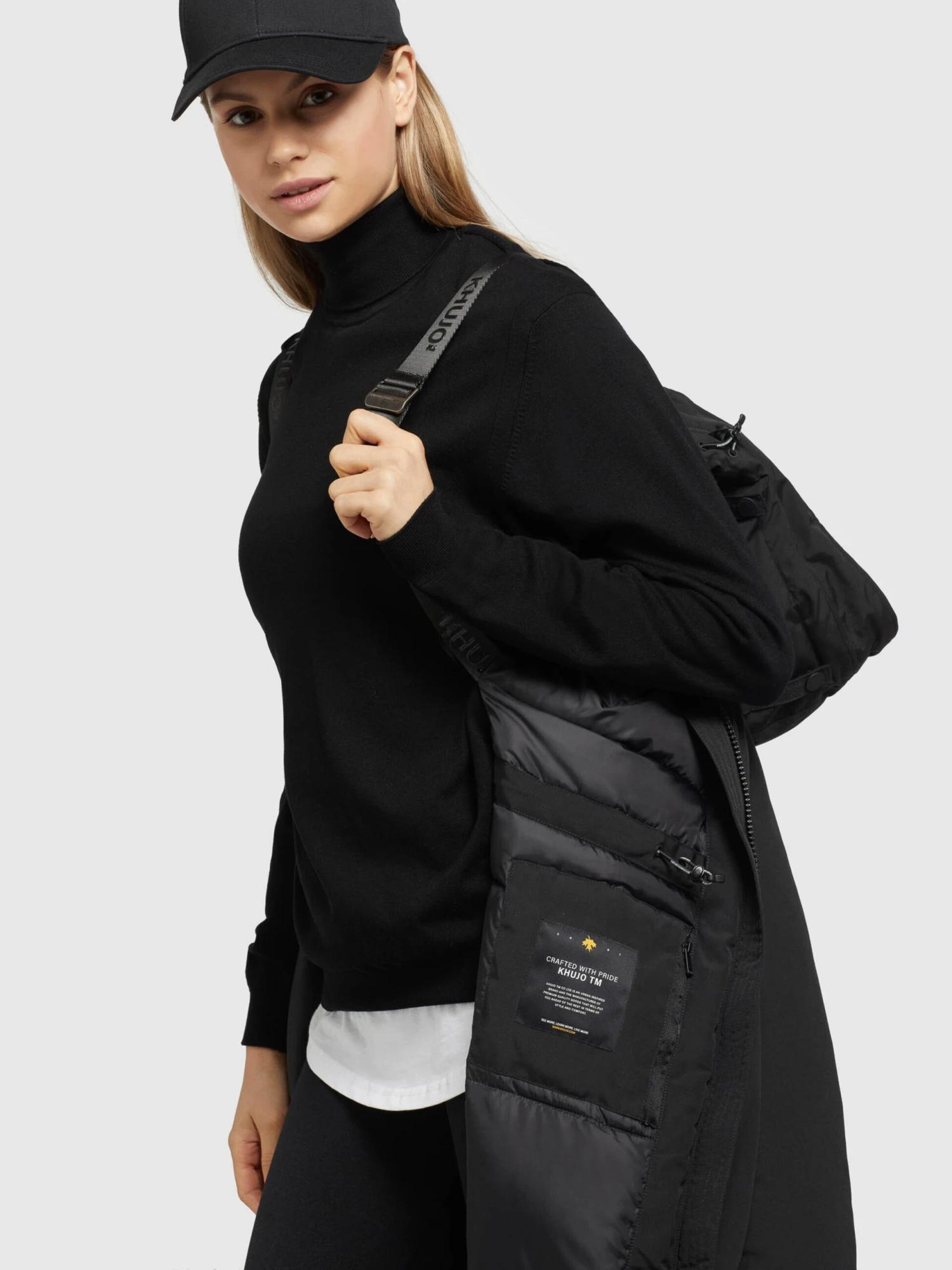 Khujo Wintermantels Wintermantel ABELLA Dames Zwart 8 Khujo Wintermantels Wintermantel ABELLA Dames Zwart - Afbeelding 8