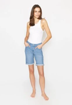 Angels Denim Shorts Regular Jeans Dames Lichtblauw -Kledingverkoopwinkel d08c8ba2facba203a76d2e950e44ebe2