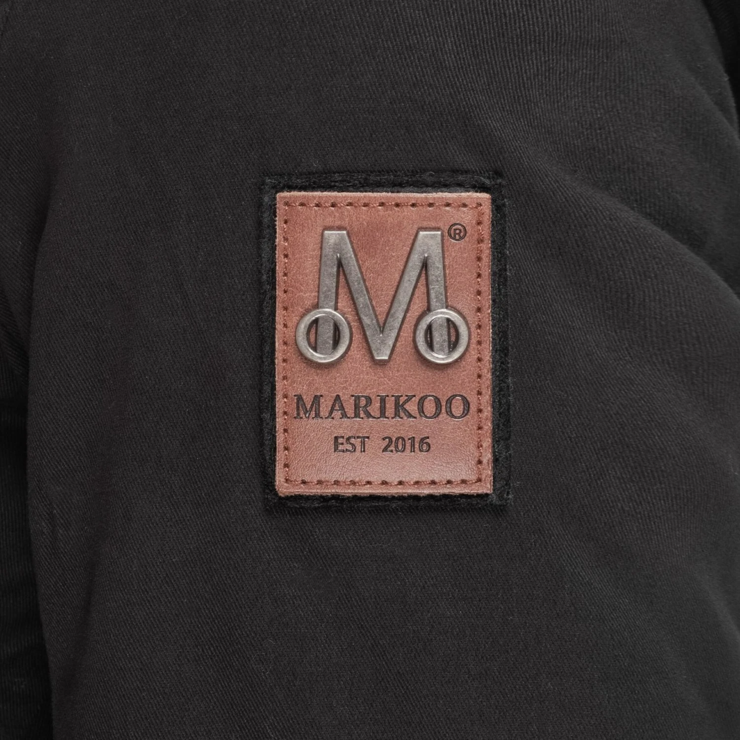 Marikoo Winterjassen Winterjas Bikoo Dames Zwart 6 Marikoo Winterjassen Winterjas Bikoo Dames Zwart - Afbeelding 6