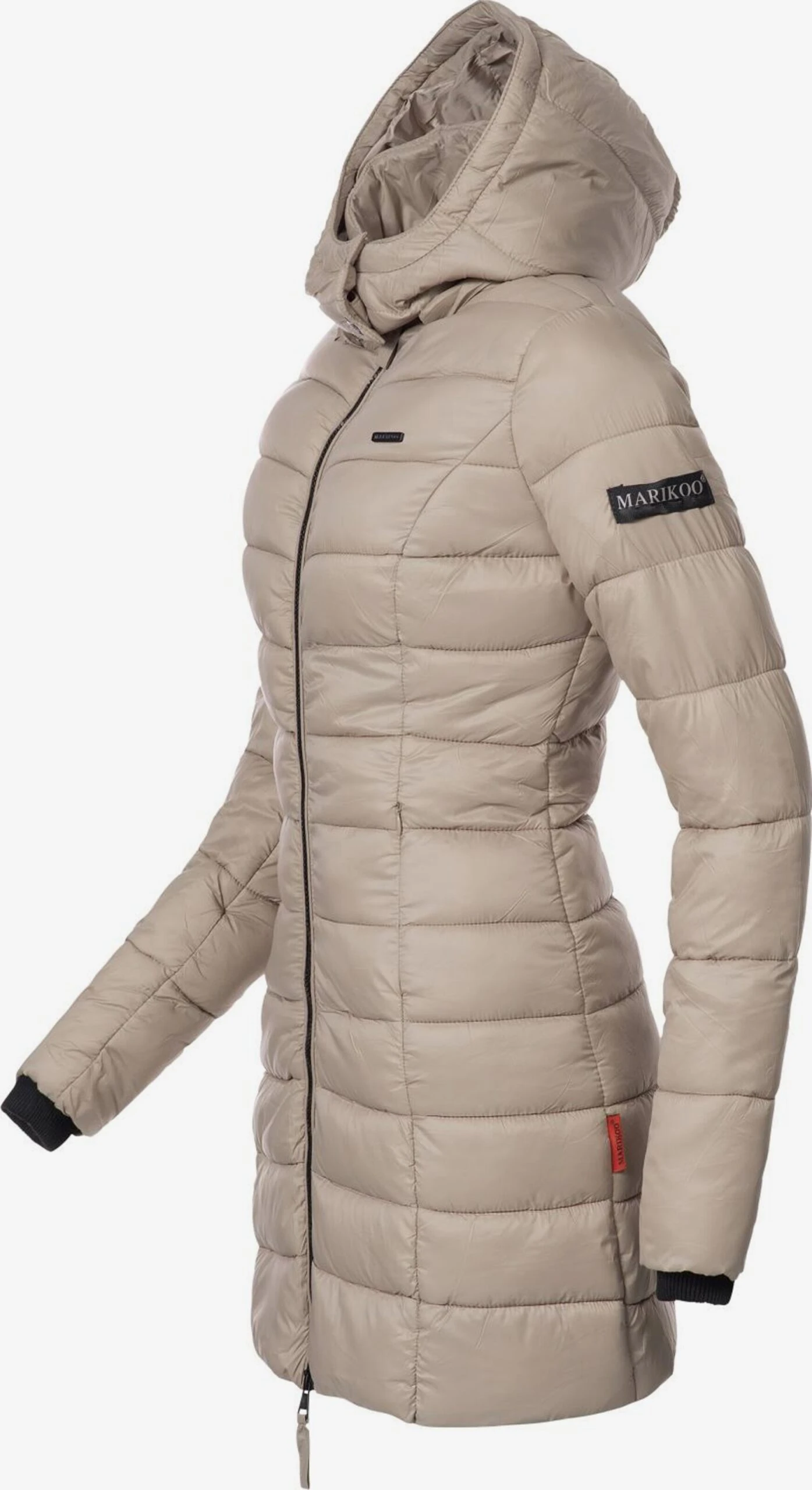 Marikoo Korte Mantels Wintermantel Abendsternchen Dames Taupe 3 Marikoo Korte Mantels Wintermantel Abendsternchen Dames Taupe - Afbeelding 3