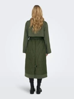 ONLY Trenchcoats Tussenmantel Dames Groen -Kledingverkoopwinkel d1a52b8e7715bb1cadf50dc8699a2059