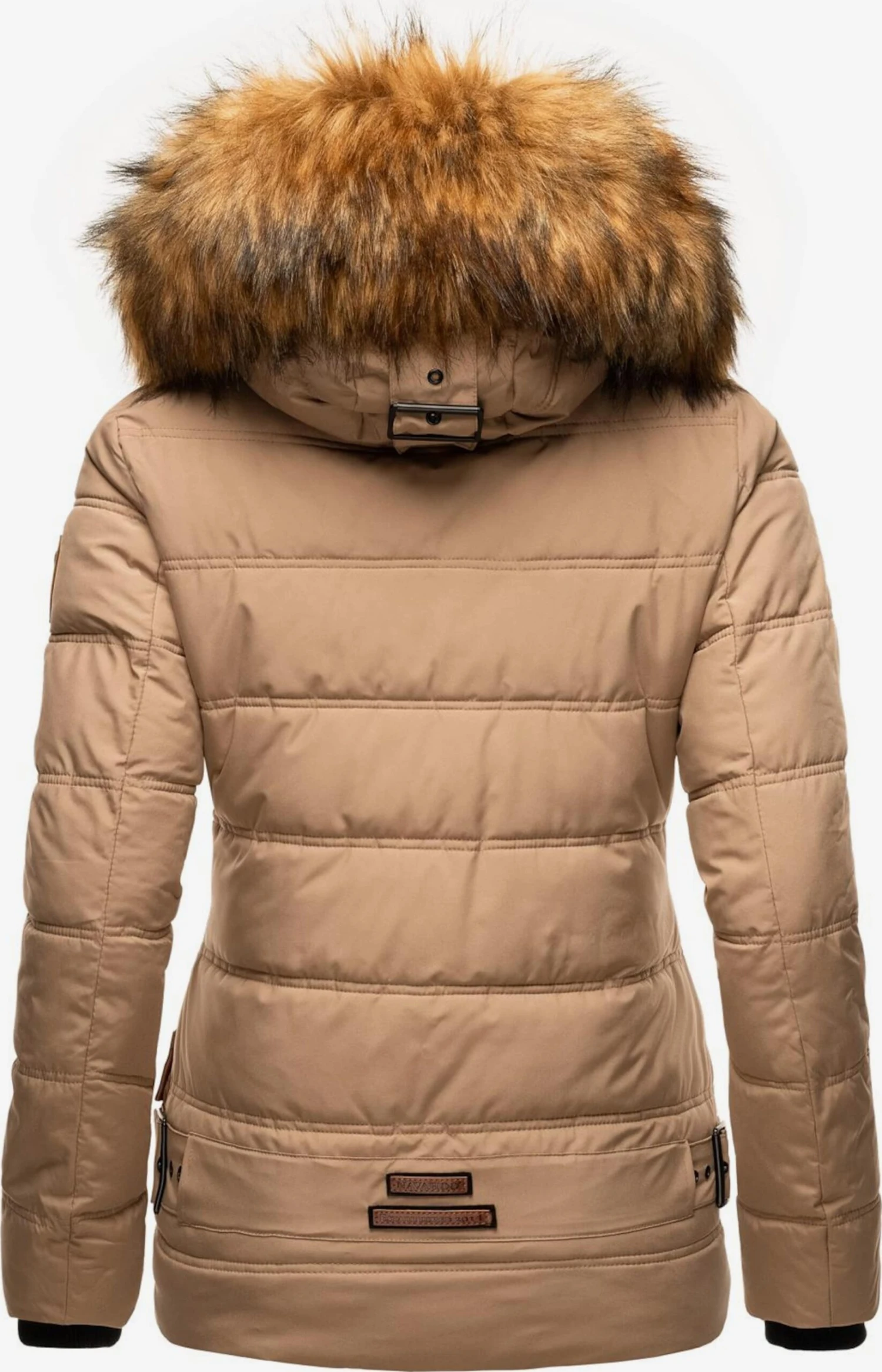 Navahoo Winterjassen Winterjas Zoja Dames Taupe 3 Navahoo Winterjassen Winterjas Zoja Dames Taupe - Afbeelding 3
