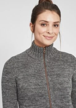 OXMO Vesten Gebreid Vest Dames Grijs -Kledingverkoopwinkel d2be970ce08d546861a93c0ee76b55d2