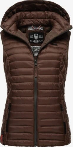 Marikoo Bodywarmers Bodywarmer Hasenpfote Dames Chocoladebruin 7 Marikoo Bodywarmers Bodywarmer Hasenpfote Dames Chocoladebruin -Kledingverkoopwinkel d4c6c5a82e445eef53fcd5a26a451154
