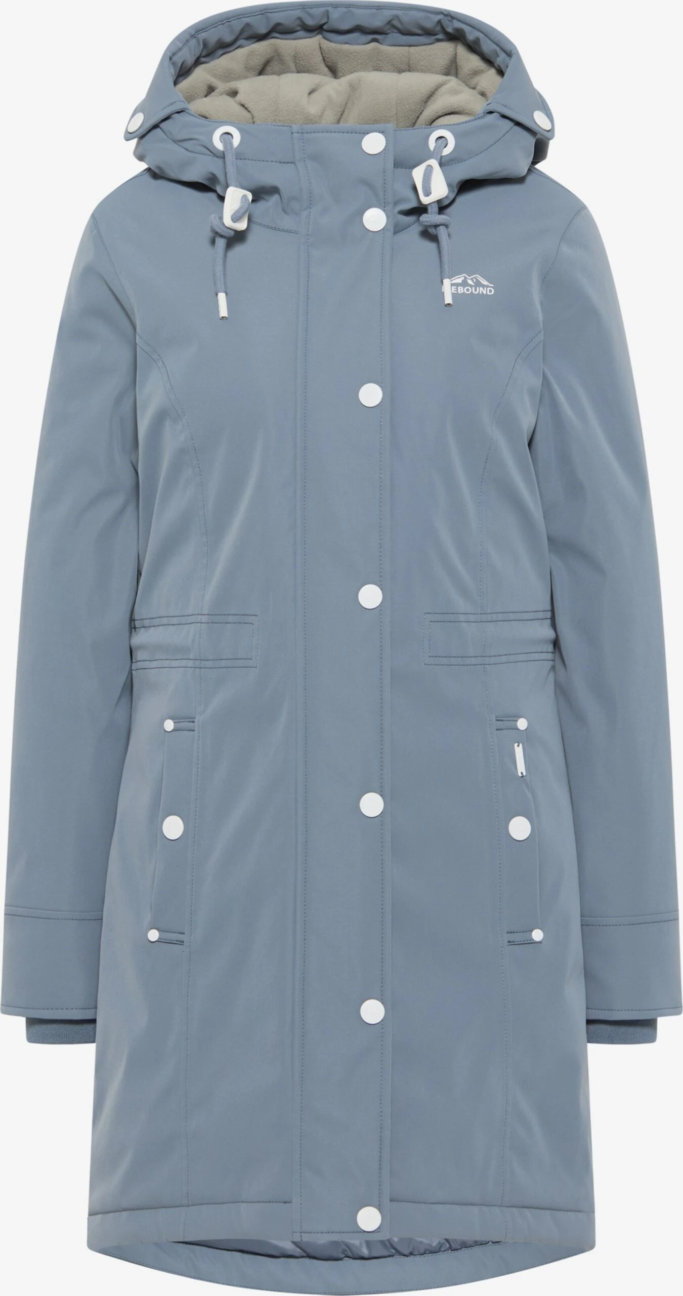 ICEBOUND Wintermantels Wintermantel Dames Lichtblauw 1 ICEBOUND Wintermantels Wintermantel Dames Lichtblauw
