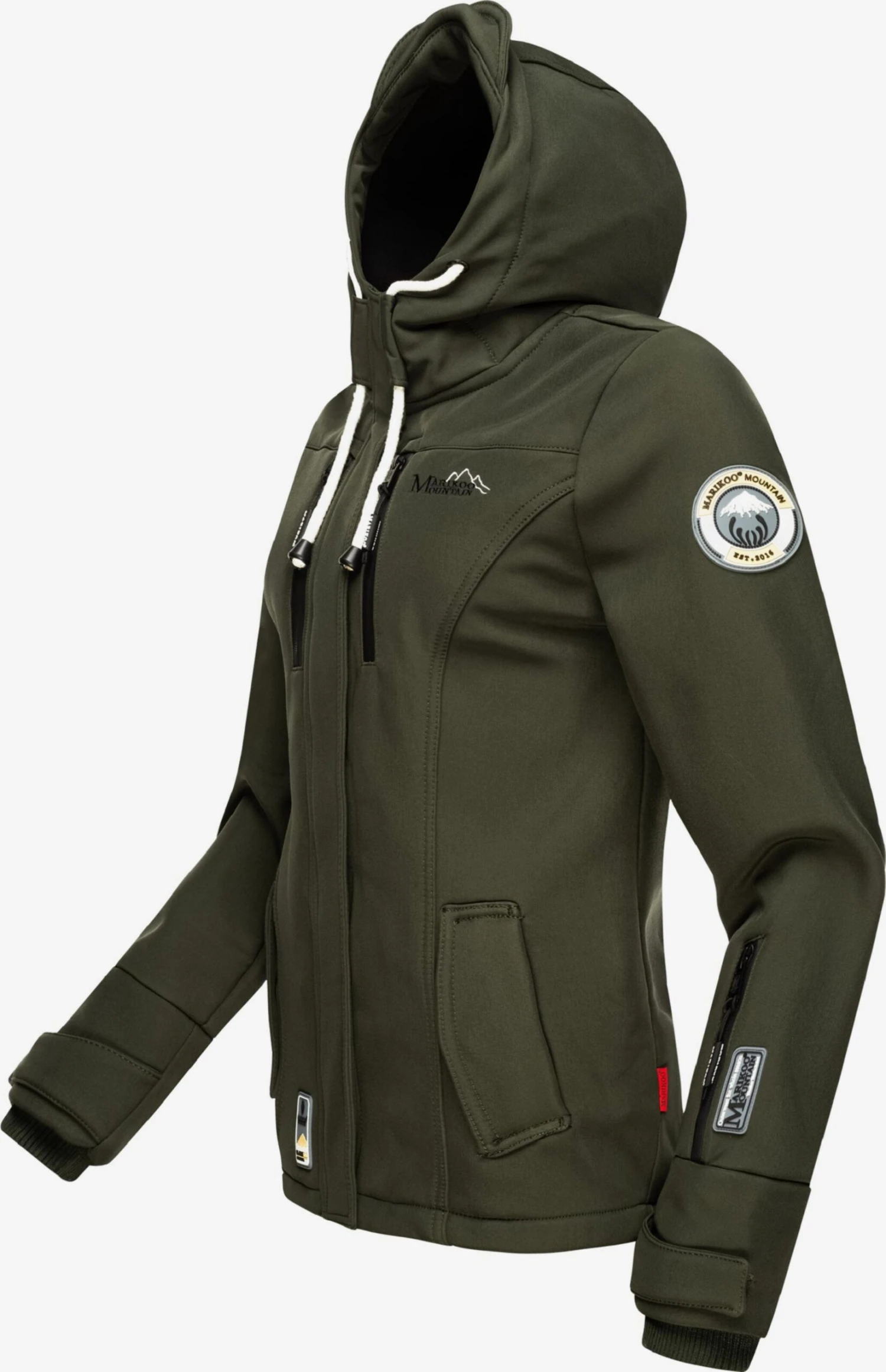 Marikoo Tussenjassen Tussenjas Kleinezicke Dames Olijfgroen 2 Marikoo Tussenjassen Tussenjas Kleinezicke Dames Olijfgroen - Afbeelding 2