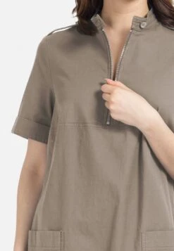 HELMIDGE Midi Jurken Jurk Dames Beige -Kledingverkoopwinkel dbdca72316c99f2a530a7406f1d4238d