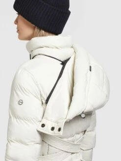 Khujo Wintermantels Wintermantel OLALLA MATT Dames Wolwit -Kledingverkoopwinkel dc99dca23e4e9b35bfdde8c93f5db436