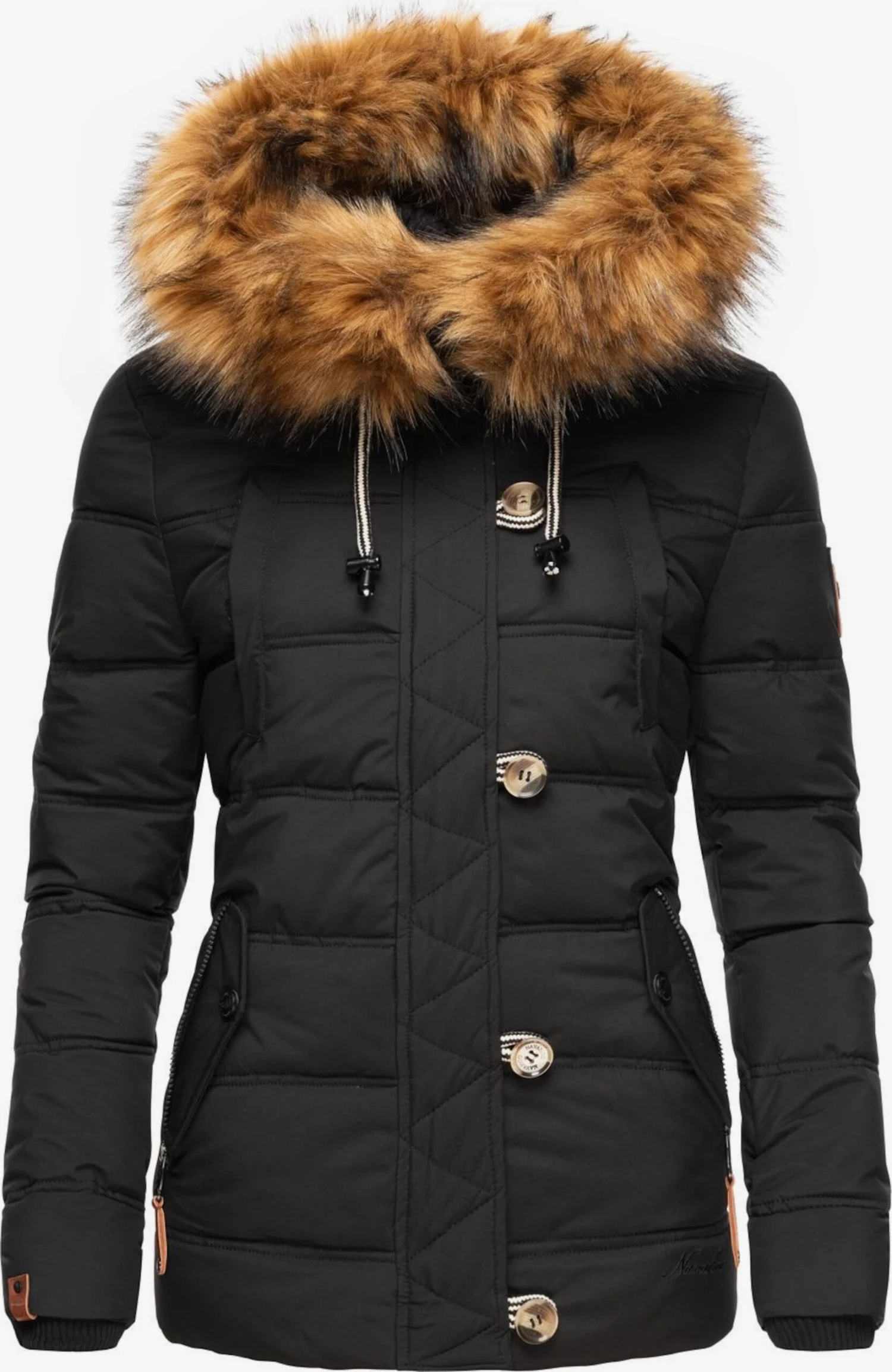 Navahoo Winterjassen Winterjas Zoja Dames Zwart 4 Navahoo Winterjassen Winterjas Zoja Dames Zwart - Afbeelding 4