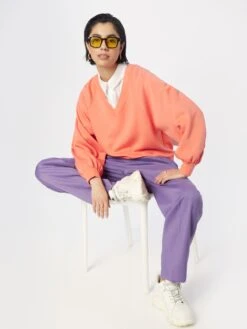 MOSS COPENHAGEN Sweatshirts Sweatshirt Nelina Dames Roze -Kledingverkoopwinkel de8788ea0ed4d8a35c0b6d5ed3cd3bfc