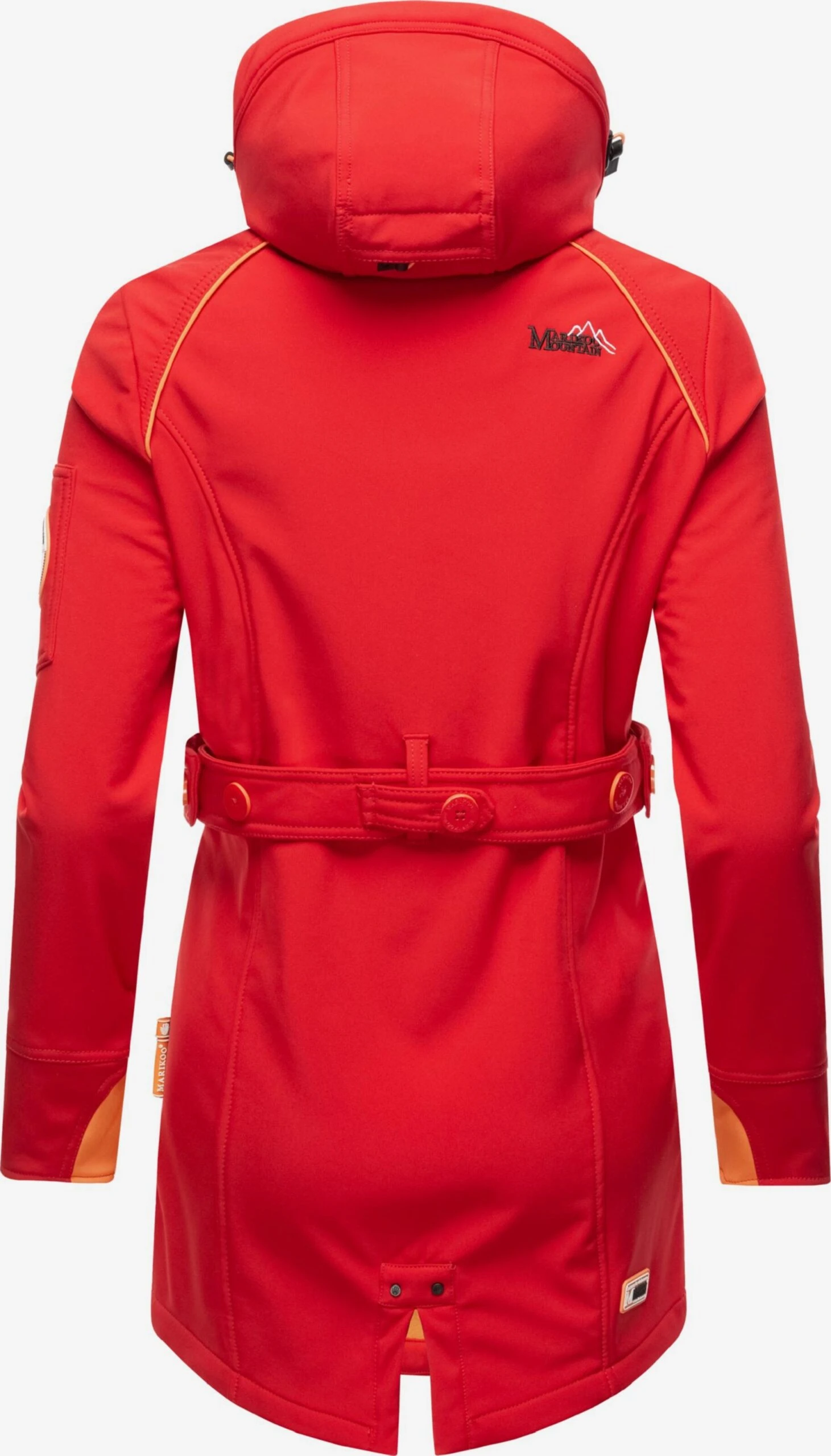 Marikoo Outdoor Jassen Functionele Jas Soulinaa Dames Rood 4 Marikoo Outdoor Jassen Functionele Jas Soulinaa Dames Rood - Afbeelding 4