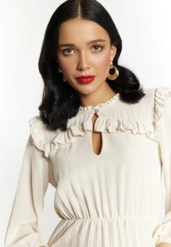 Faina Maxi Jurken Jurk Dames Wolwit 9 Faina Maxi Jurken Jurk Dames Wolwit -Kledingverkoopwinkel e1c93c5050f02b9af36776e5231c7c74