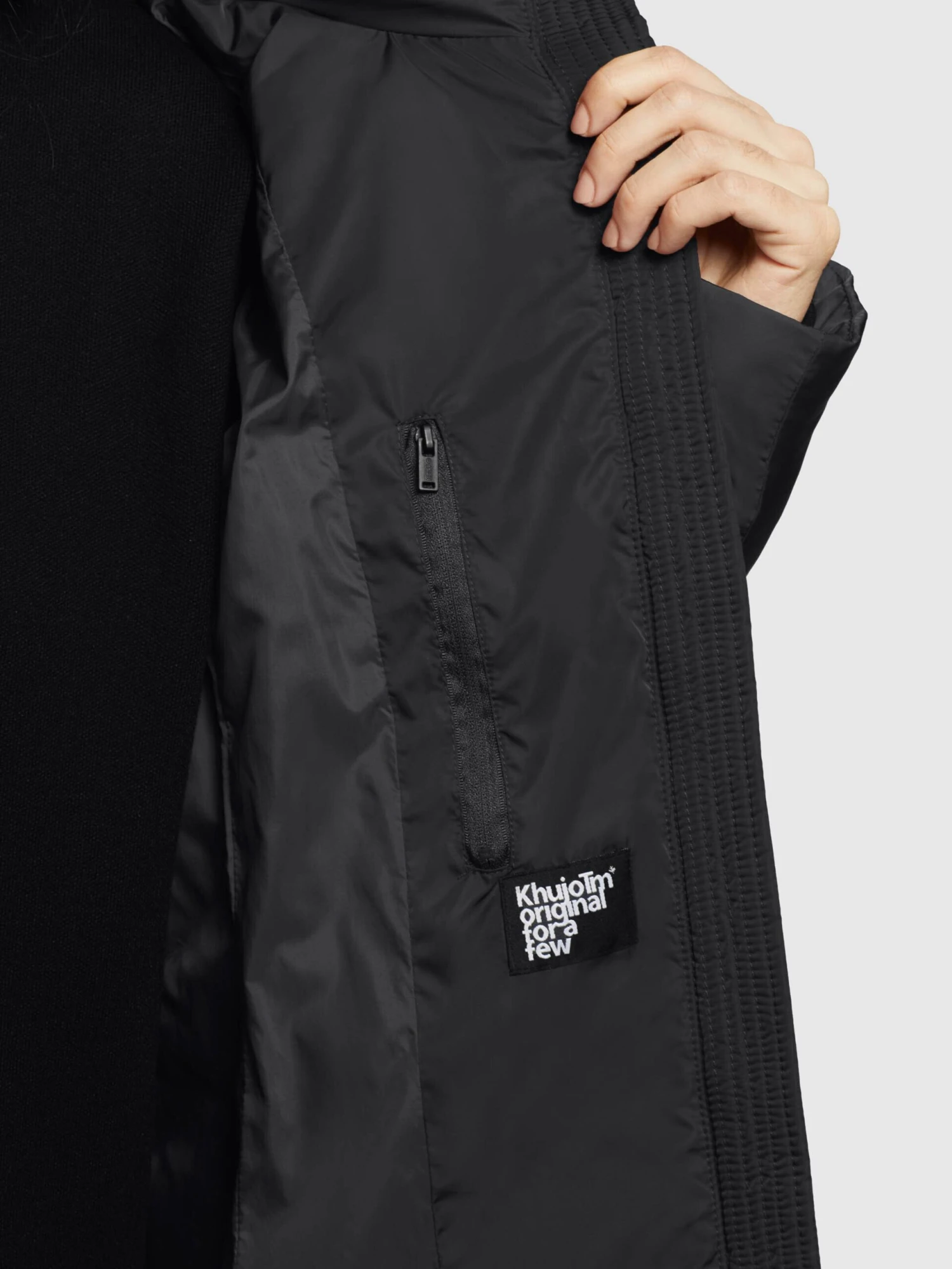 Khujo Wintermantels Wintermantel HAZELLE Dames Zwart 8 Khujo Wintermantels Wintermantel HAZELLE Dames Zwart - Afbeelding 8