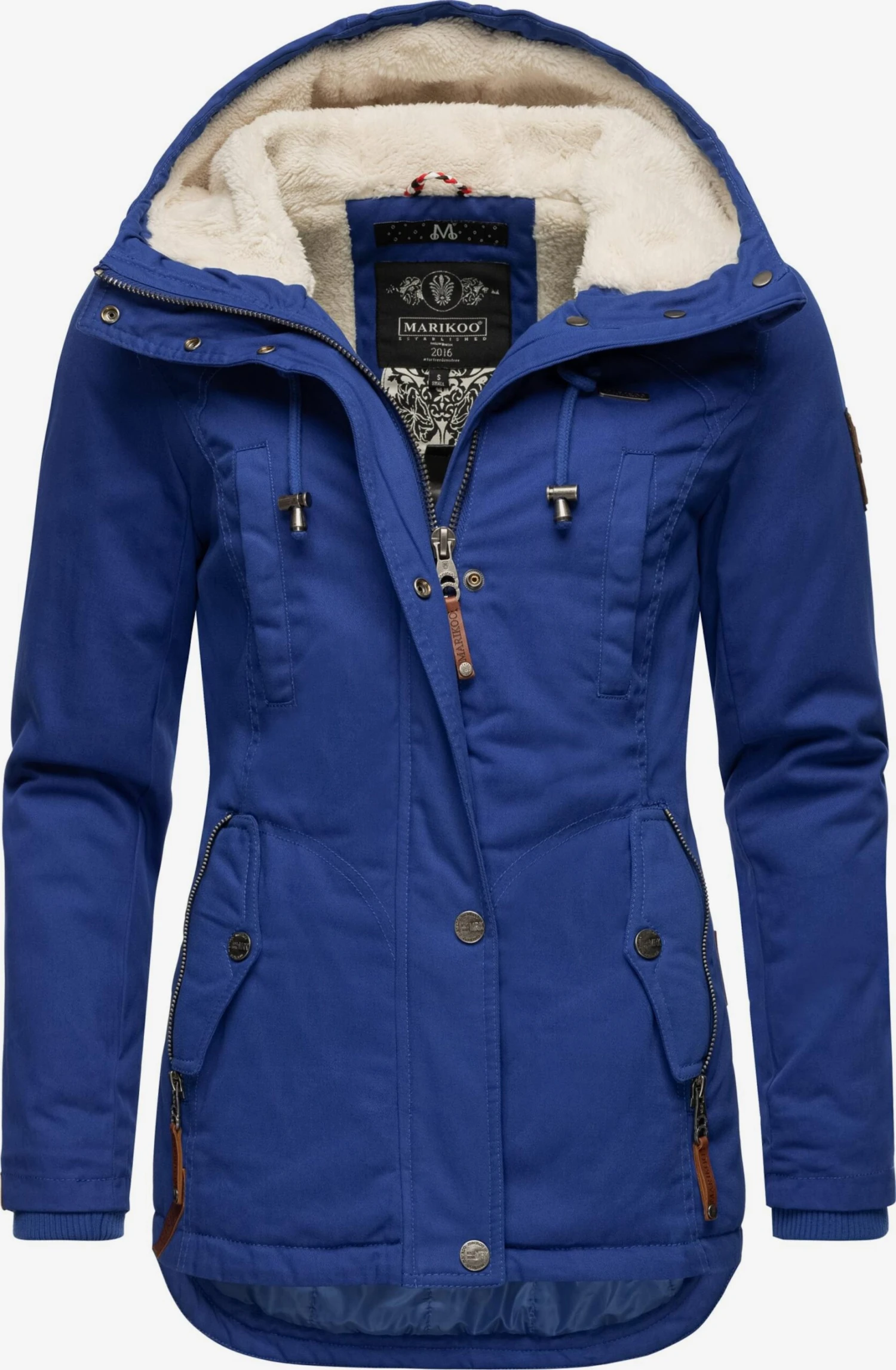 Marikoo Winterjassen Winterjas Bikoo Dames Blauw 1 Marikoo Winterjassen Winterjas Bikoo Dames Blauw