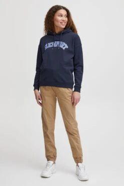 OXMO Hoodies Trui Colisa Dames Blauw 9 OXMO Hoodies Trui Colisa Dames Blauw -Kledingverkoopwinkel e624a3cffb8a4398415e522e210f70ce