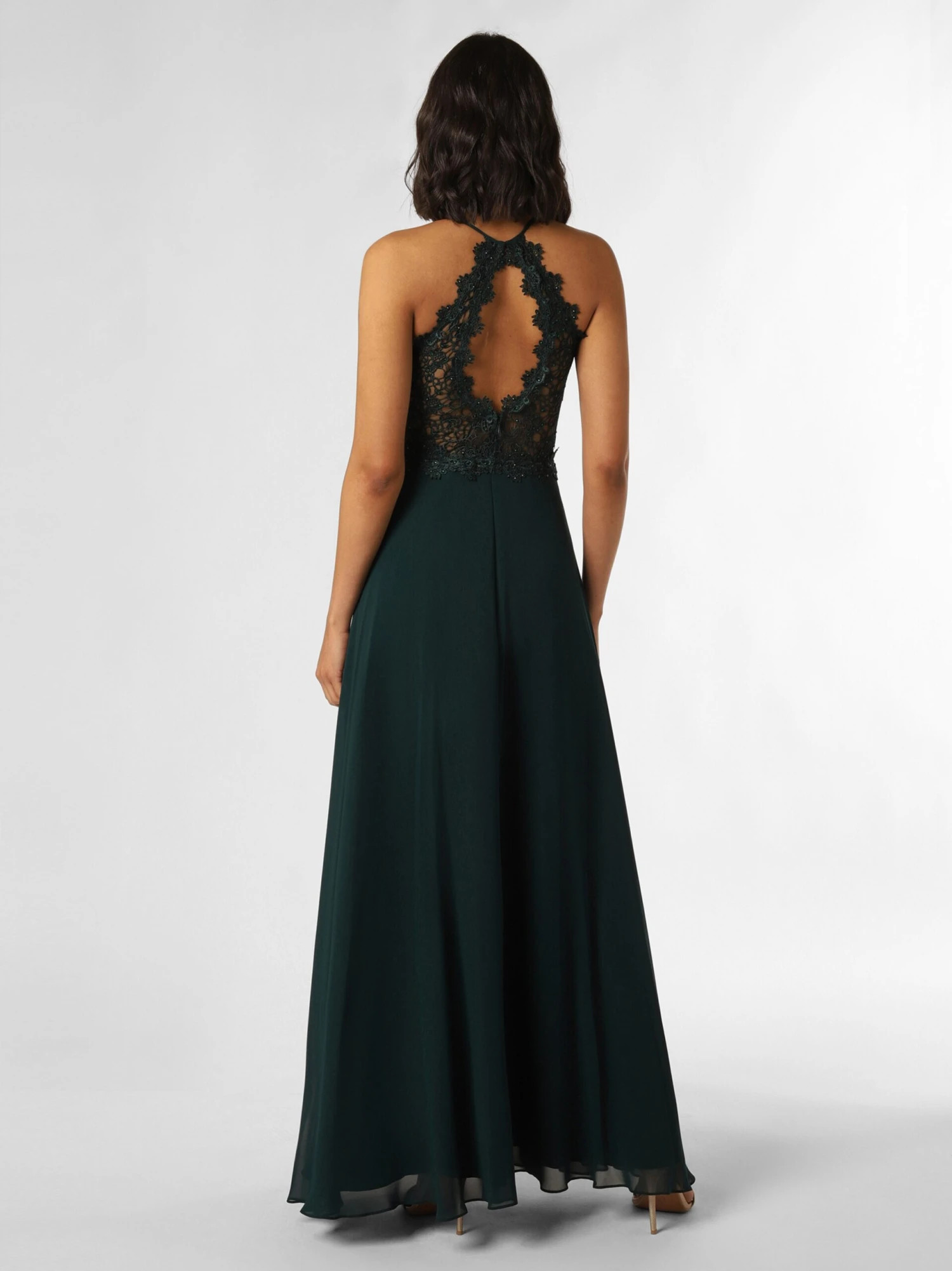 Marie Lund Avondjurken Avondjurk Dames Groen 2 Marie Lund Avondjurken Avondjurk Dames Groen - Afbeelding 2