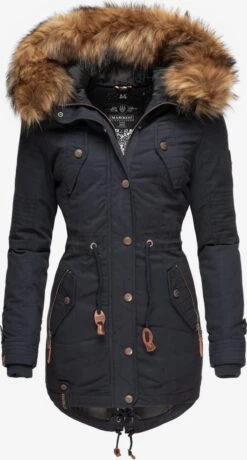 Marikoo Parkas Winterparka Dames Nachtblauw