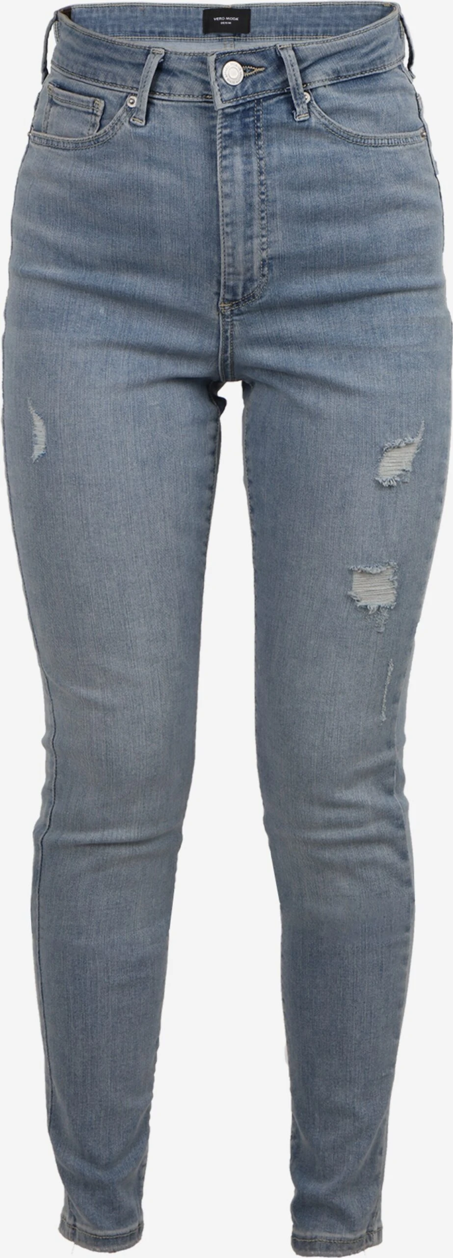 Vero Moda Tall Jeans Skinny Jeans Sophia Dames Blauw 1 Vero Moda Tall Jeans Skinny Jeans Sophia Dames Blauw