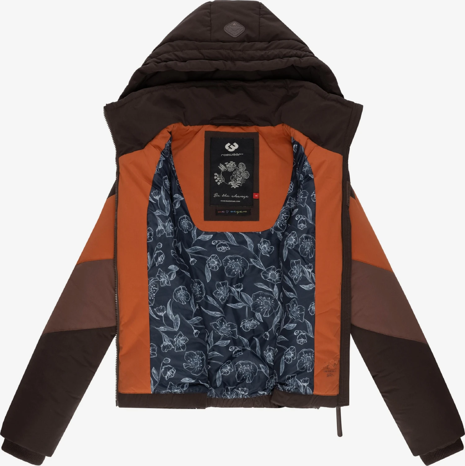 Ragwear Outdoor Jassen Functionele Jas Novva Dames Bruin / Donkerbruin 5 Ragwear Outdoor Jassen Functionele Jas Novva Dames Bruin / Donkerbruin - Afbeelding 5