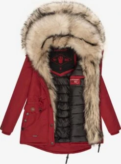 Navahoo Parkas Winterparka Sweety Dames Rood -Kledingverkoopwinkel ed0843e566d8f16ae810b711ac8c6eb1