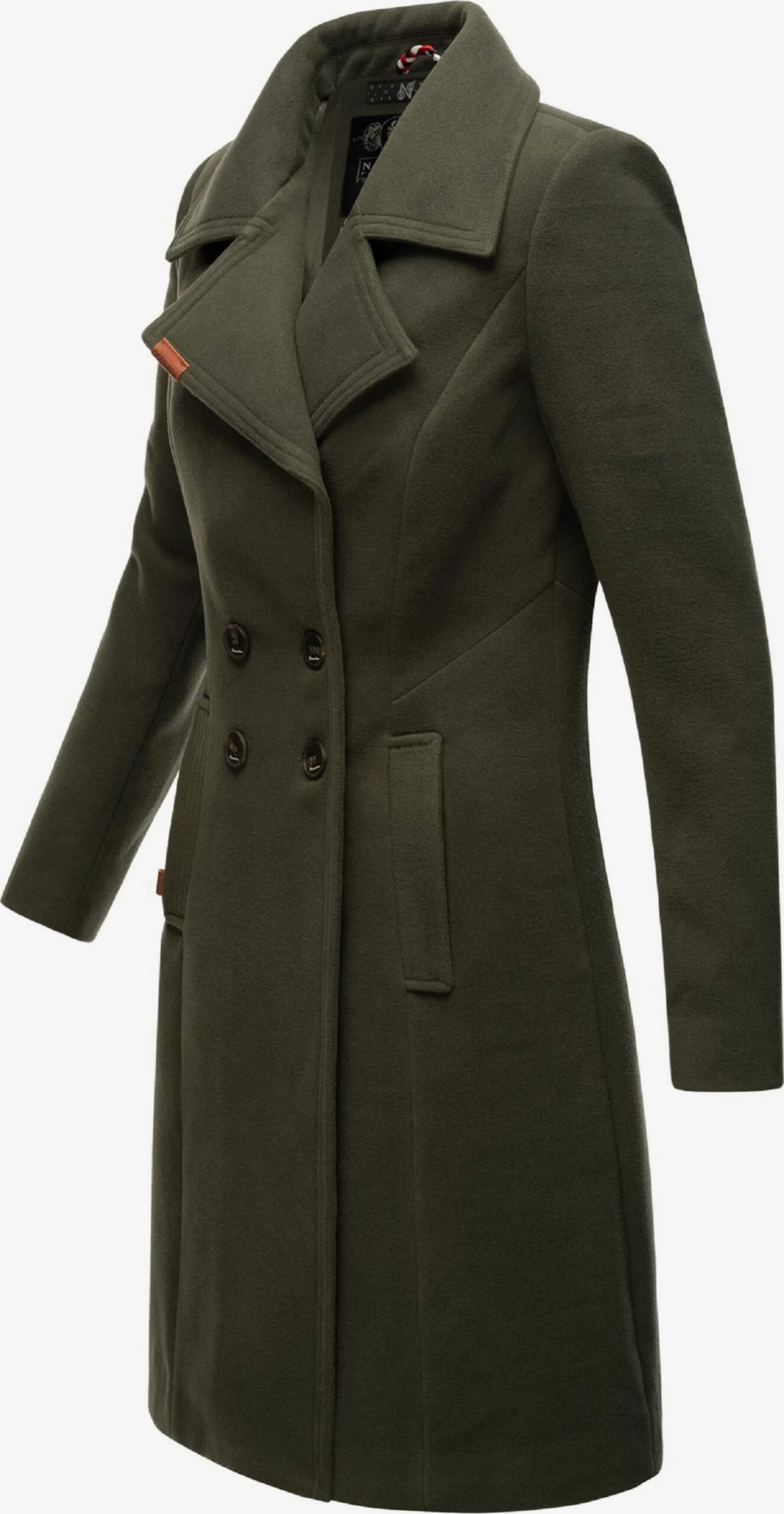 Navahoo Wintermantels Wintermantel Wooly Dames Donkergroen 2 Navahoo Wintermantels Wintermantel Wooly Dames Donkergroen - Afbeelding 2