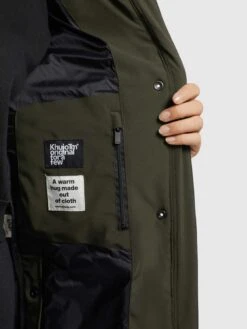 Khujo Tussenmantels Tussenmantel Namita Dames Donkergroen -Kledingverkoopwinkel f12c6eee1bb857a90f14404db6abe248