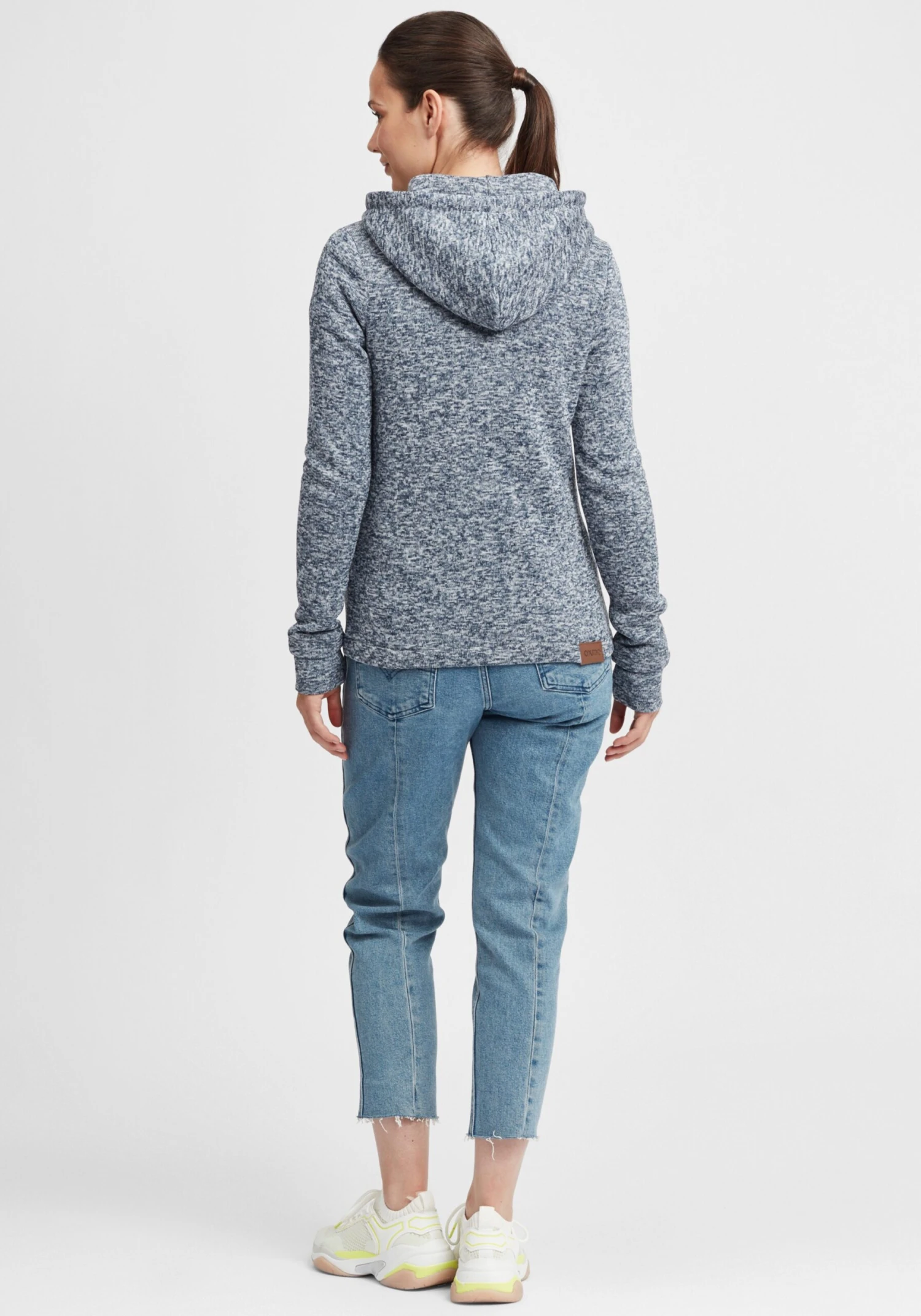 OXMO Sweatvesten Sweatvest Thory Dames Blauw 4 OXMO Sweatvesten Sweatvest Thory Dames Blauw - Afbeelding 4