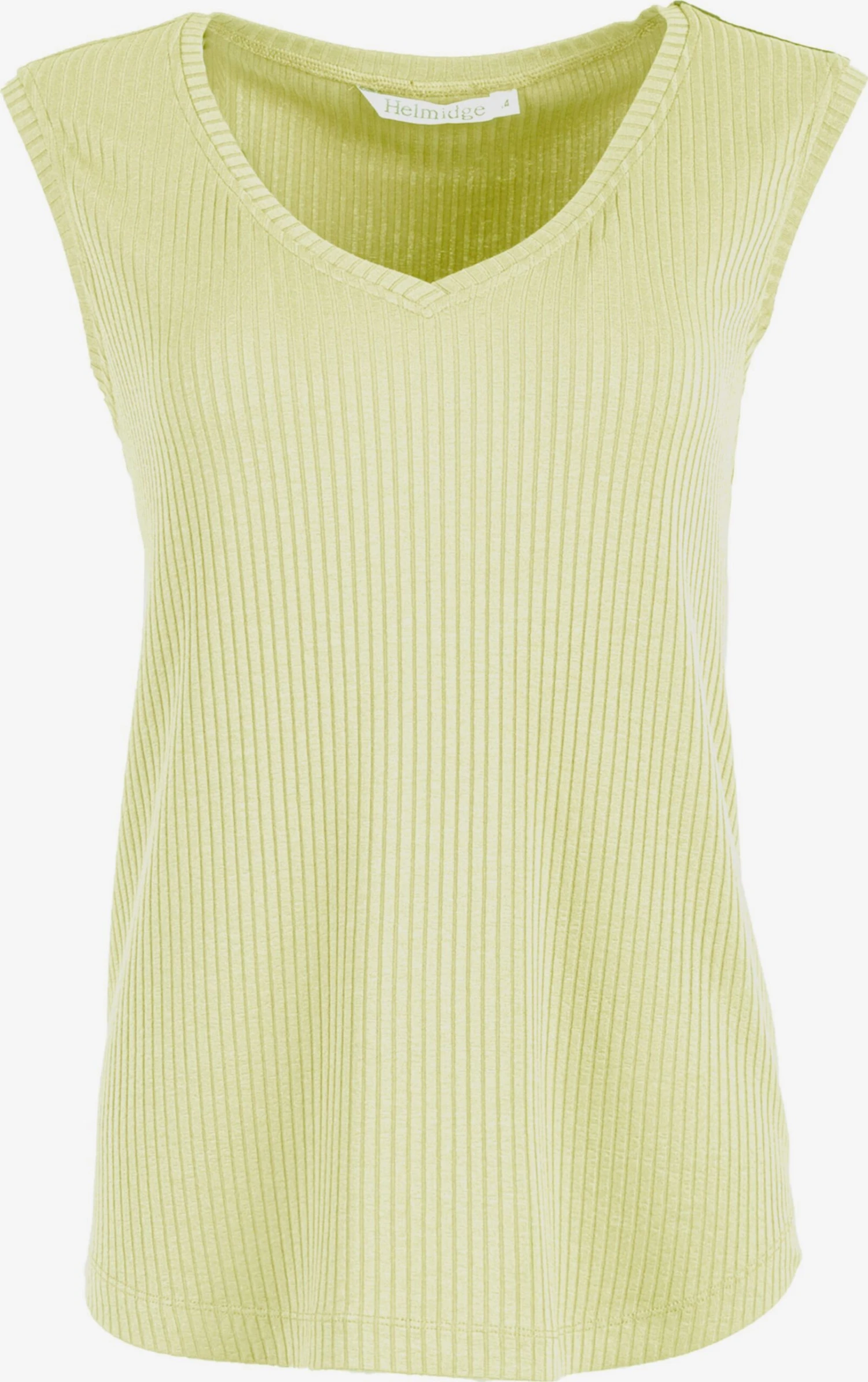 HELMIDGE Mouwloze Shirts Top Dames Geel 1 HELMIDGE Mouwloze Shirts Top Dames Geel