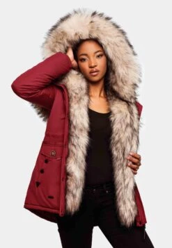 Navahoo Parkas Winterparka Sweety Dames Rood -Kledingverkoopwinkel f3068bd37425ce1f792e1615e8eeaa92