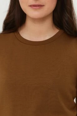 B.young T-shirts Shirt BYPUSTI Dames Bruin -Kledingverkoopwinkel f4bb38a7b3bebdda8b6eb2cb6c4358ba