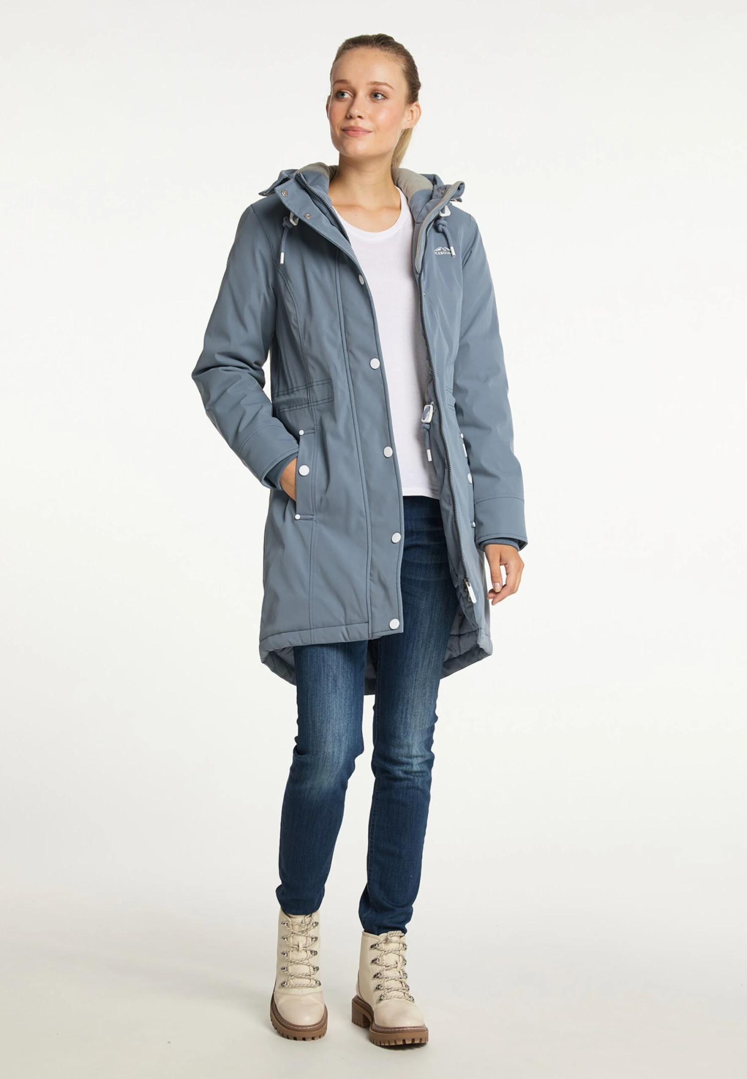 ICEBOUND Wintermantels Wintermantel Dames Lichtblauw 5 ICEBOUND Wintermantels Wintermantel Dames Lichtblauw - Afbeelding 5