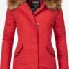 Marikoo Parkas Winterparka Karmaa Dames Rood